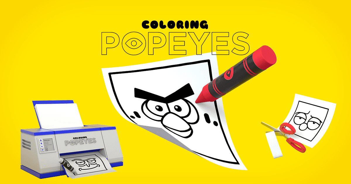 Red - Coloring Popeyes